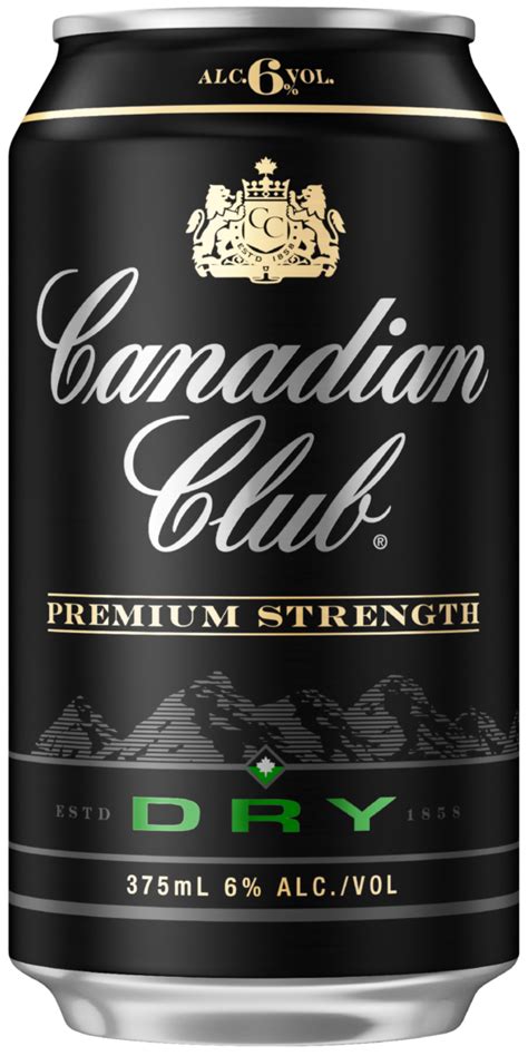 Canadian Club Premium And Dry Cans 24 X 375ml Carton Bayfields