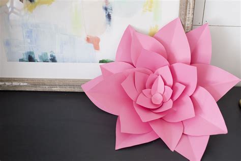 Beaurtiful Big Paper Flower Paper Paper And Party Supplies