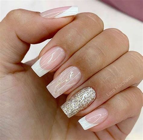 Acrylic Nails White Tips With Designs Canvas Jelly