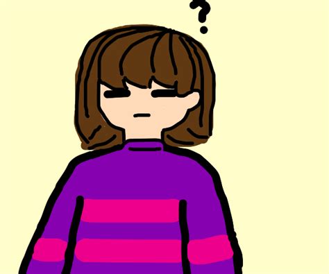 Confused Frisk Blank Template Imgflip