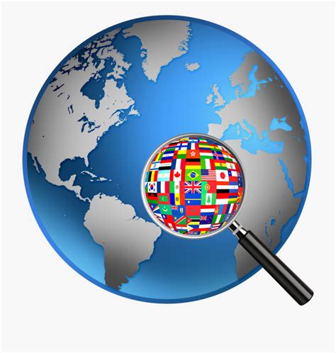 World Flags Clipart World Map Globe Png Download Globe Us And