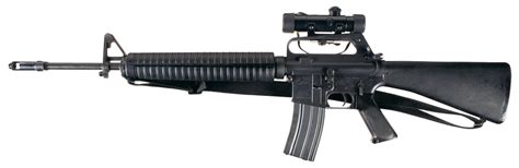 Colt Pre Ban Ar 15 Sp1 Semi Automatic Rifle With Scope And Sling Rock