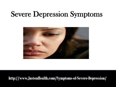 Severe Depression Symptoms
