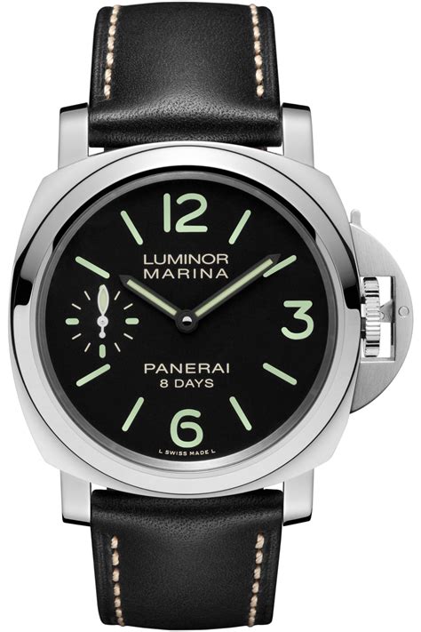 Panerai Pam00510 Luminor Marina 44 8 Days Stainless Steel Black