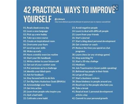 Practical Ways To Improve Yourself Musely