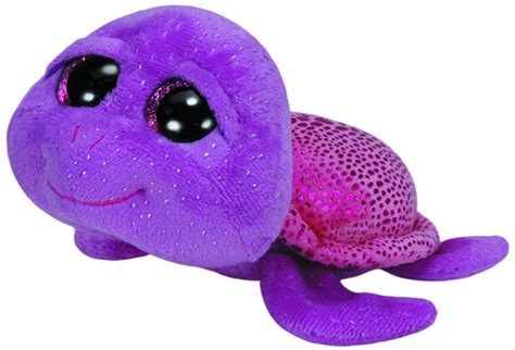 Ty Slowpoke The Purple Turtle Beanie Boos Stuffed Plush Toy Walmart Com