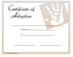 Or browse from thousands of free images right in adobe spark. fake adoption certificate | Birth certificate template ...