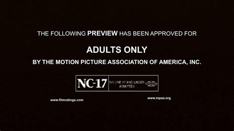 Nc 17 Film Rating Screen Youtube