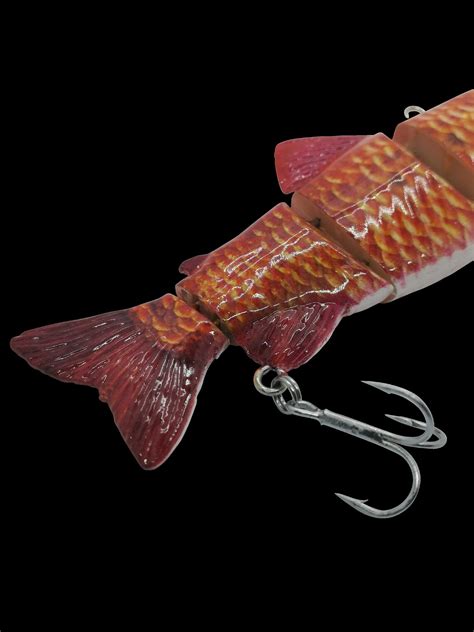 Self Swimming Electric Fish Angling Fishing Lure 4 Section Etsy
