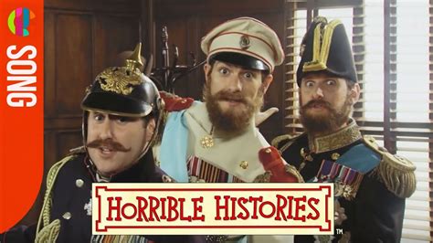 Horrible Histories Song World War 1 Cousins Cbbc Youtube