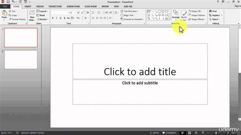 The Ribbons And The Toolbars Powerpoint Youtube