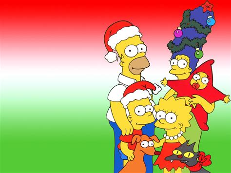 Christmas Time The Simpsons Wallpaper 27401121 Fanpop