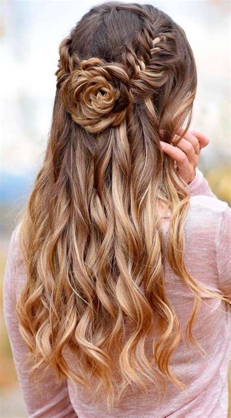 10 Beautiful Flower Braid Hairstyles You Should Try Prom Hairstyles For Long Hair Medium