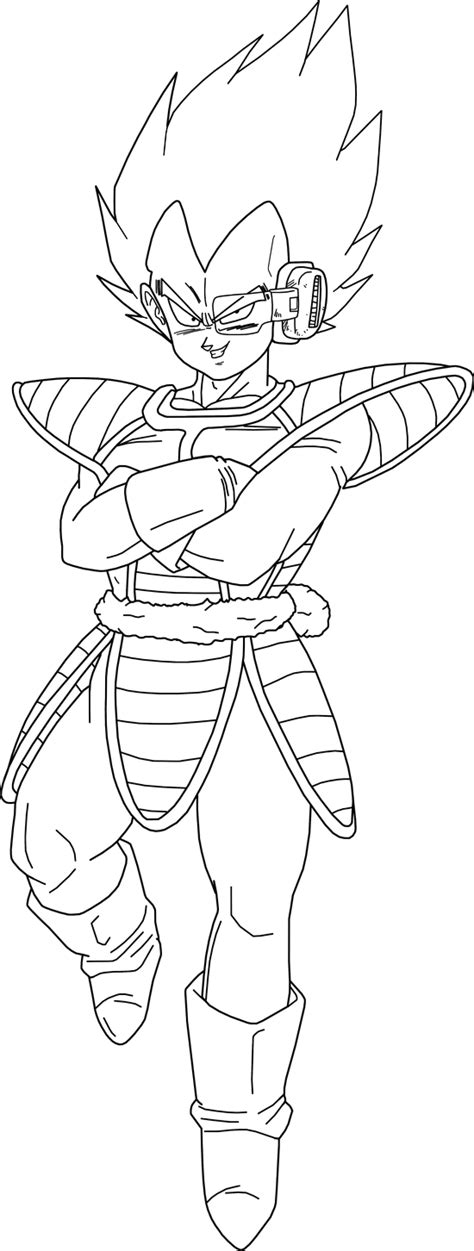 Here you will see a frieza dragon ball coloring page and free printable page for kids, their parents and for fans of this manga series. Vegeta (Scouter) Lineart by BrusselTheSaiyan on DeviantArt ...