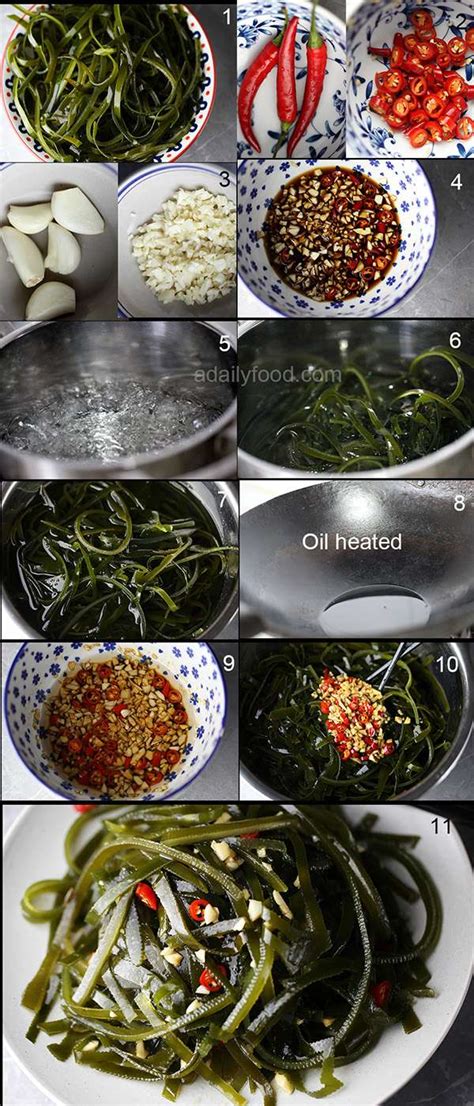 Chinese Style Seaweed Salad凉拌海带丝） A Daily Food