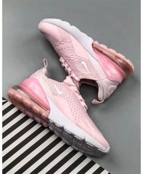 Air Max 270 Womens Baby Pink White Cute Nike Shoes Nike Air Shoes