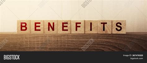 Benefits Word Written Image And Photo Free Trial Bigstock