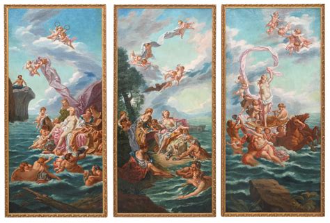 Lot Three Greek Mythology Oil Paintings