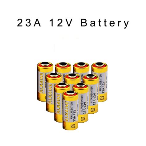 10pcslot 23a12v Battery Small Battery 23a 12v 2123 A23 E23a Mn21 Ms21