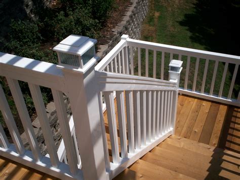 Both systems integrate with our fortress railing product lines or can be used with any other railing system to create a safe, durable. Standard Railing Height Deck Stairs | Home Design Ideas