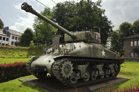 Left View Of The Sherman Tank From The 7th Armoured Division Editorial