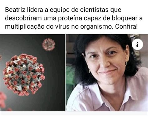 Cientista Brasileira Descobre Proteína Chave Contra Covid 19 Tv Barroso