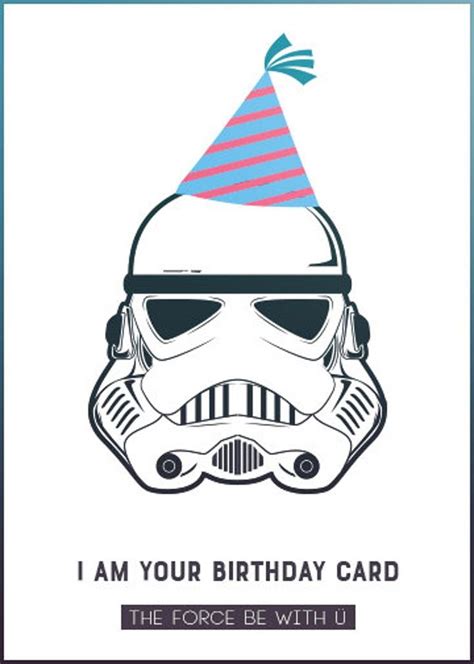 Star Wars Birthday Invitation Card Star Wars Card Digital | Etsy | Star