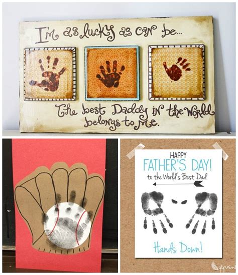 Fathers Day Handprint T Ideas From Kids Crafty Morning