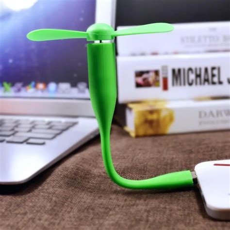 Portable Mini USB Fan Flexible USB Fan For Power Bank Notebook Laptop Computer Small Air