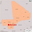 Bamako Map | Mali | Detailed Maps of Bamako