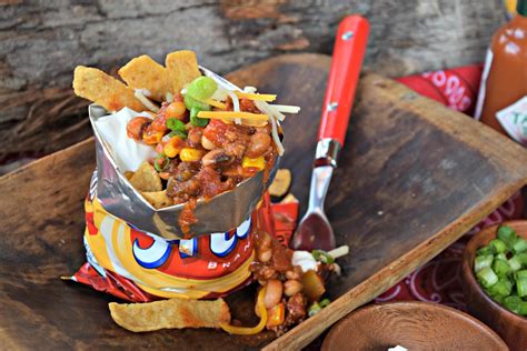 Frito Pie Recipe Burrito Bar Turkey Chili Healthy Camping Meals