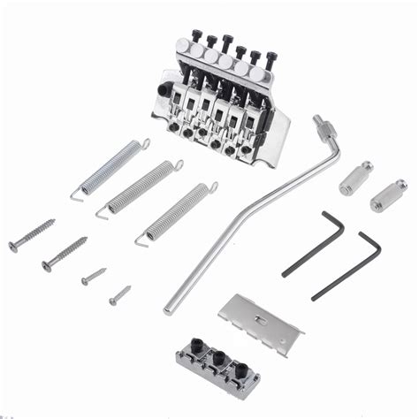 Floyd Rose Guitar Double Locking Tremolo System String Spacing Chrome