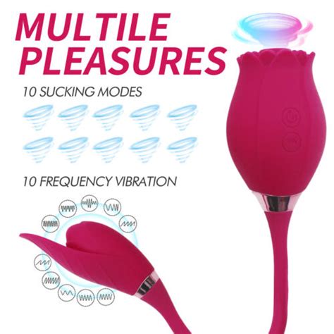 Clit G Spot Vibrator Oral Licking Sucking Dildo Bullet Sex Toys For