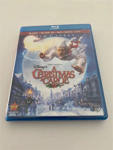 Disneys A Christmas Carol 3d Blu Raydvd 2010 4 Disc Set New