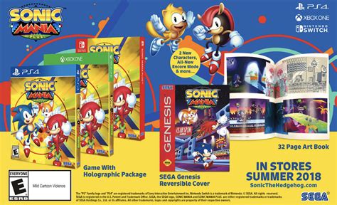 Sega Reveals New Details About Sonic Mania Plus Including Encore Mode