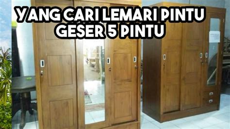 Jual beli online lemari pakaian model terbaru harga murah. Harga Lemari Pakaian Minimalis 5 Pintu Geser PAKAI CERMIN ...