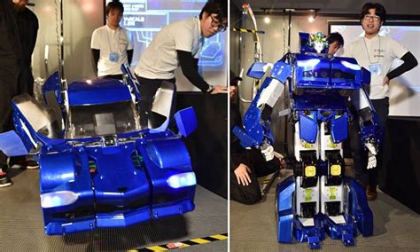 Transformer In Japan That Morphs From Robot Into A Car In Seconds