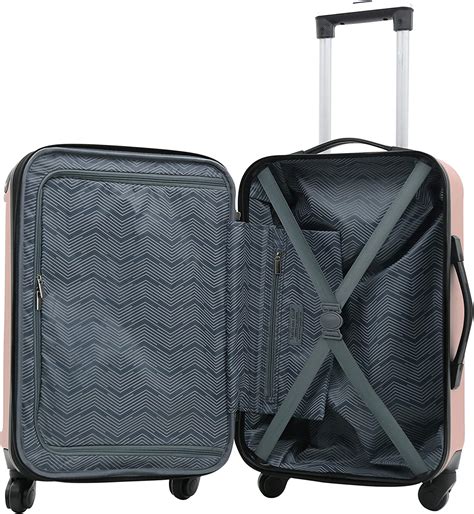 Review Travelers Club Expandable Midtown Hardside 4-Piece Luggage