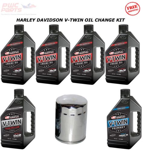 Harley Davidson V Twin Cam Maxima Synthetic Oil Change Kit Road King