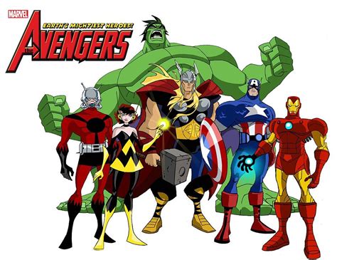 Avengers Cartoons Bilscreen