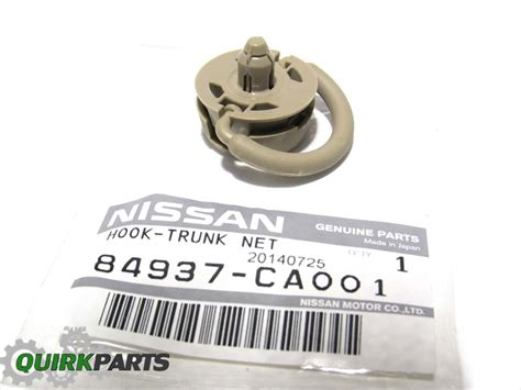 2002 2014 Nissan Murano Left Interior Lower Quarter Cargo Net Tie Down