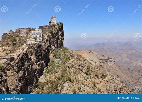 Manakhah Jebel Haraz Mountains Yemen Stock Photo Image Of Wall