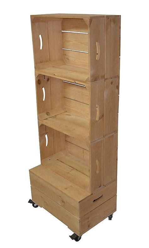 Apple Crate Shelving Storage Three High By Plantabox Furniture Store