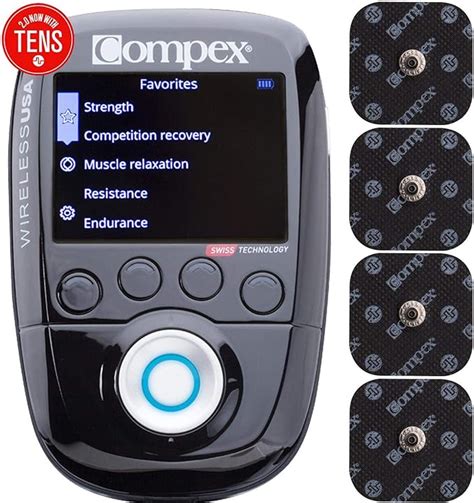 Compex Wireless Usa 20 Muscle Stimulator Wtens Bundle Kit