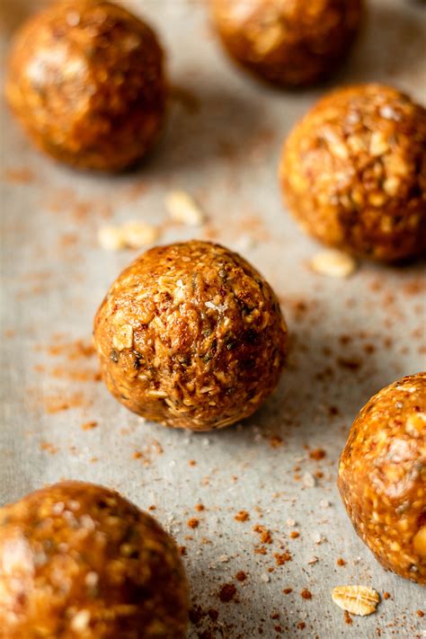 healthy no bake snickerdoodle energy balls gluten free vegan