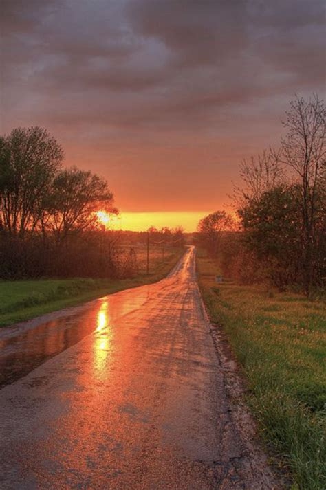 Sweet Peace Country Sunset Country Roads Nature Photography
