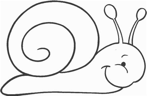 Desenho De Caracol Sorridente Para Colorir Imprimir Ou Molde De Feltro