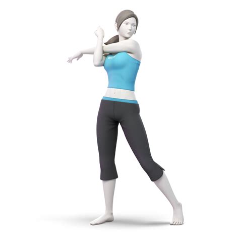 Super Smash Bros Ultimate Wii Fit Trainer Render By Cynicsonic On