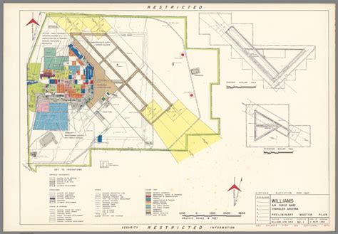 Williams Air Force Base Chandler Arizona Preliminary Master Plan David Rumsey Historical