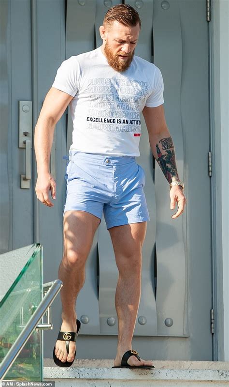 UFC Star Conor McGregor Is Spotted Leaving His Miami Beach Villa